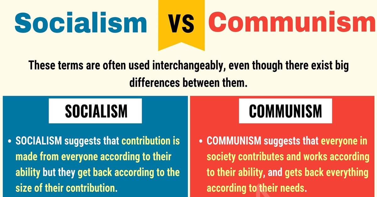 الفرق بين الاشتراكية والشيوعية Socialism vs Communism