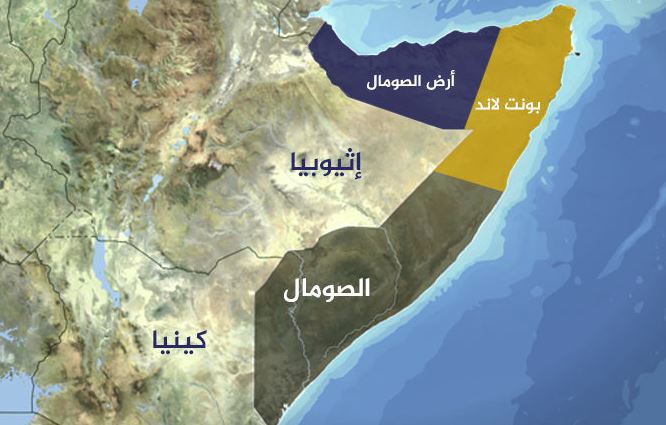 خريطة الصراع الدولي والاقليمي على القرن الإفريقي في عالم ما بعد الحرب الباردة