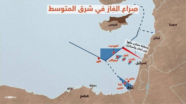 انعکاس صراعات الغاز الجديدة على الأمن الإقليمي لمنطقة شرق المتوسط