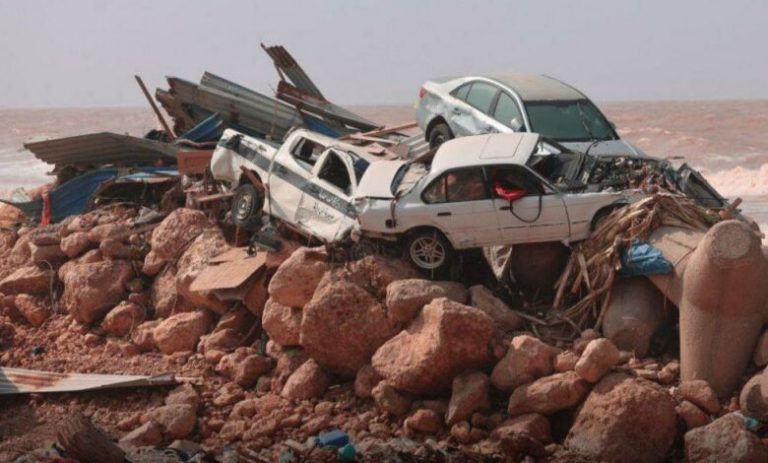 الخسائر الاقتصادية لإعصار دانيال في المنطقة الشرقية في ليبيا